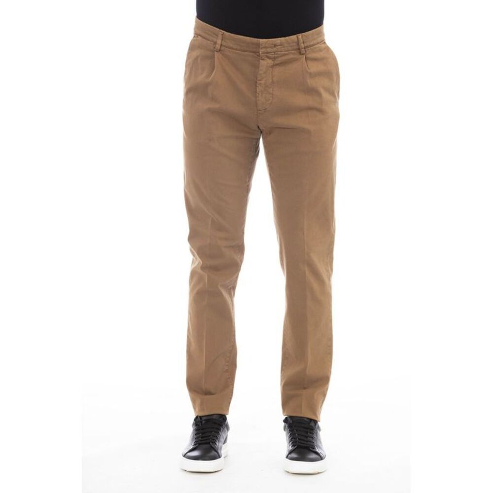 Peserico Beige Cotton Mens Men's Pant